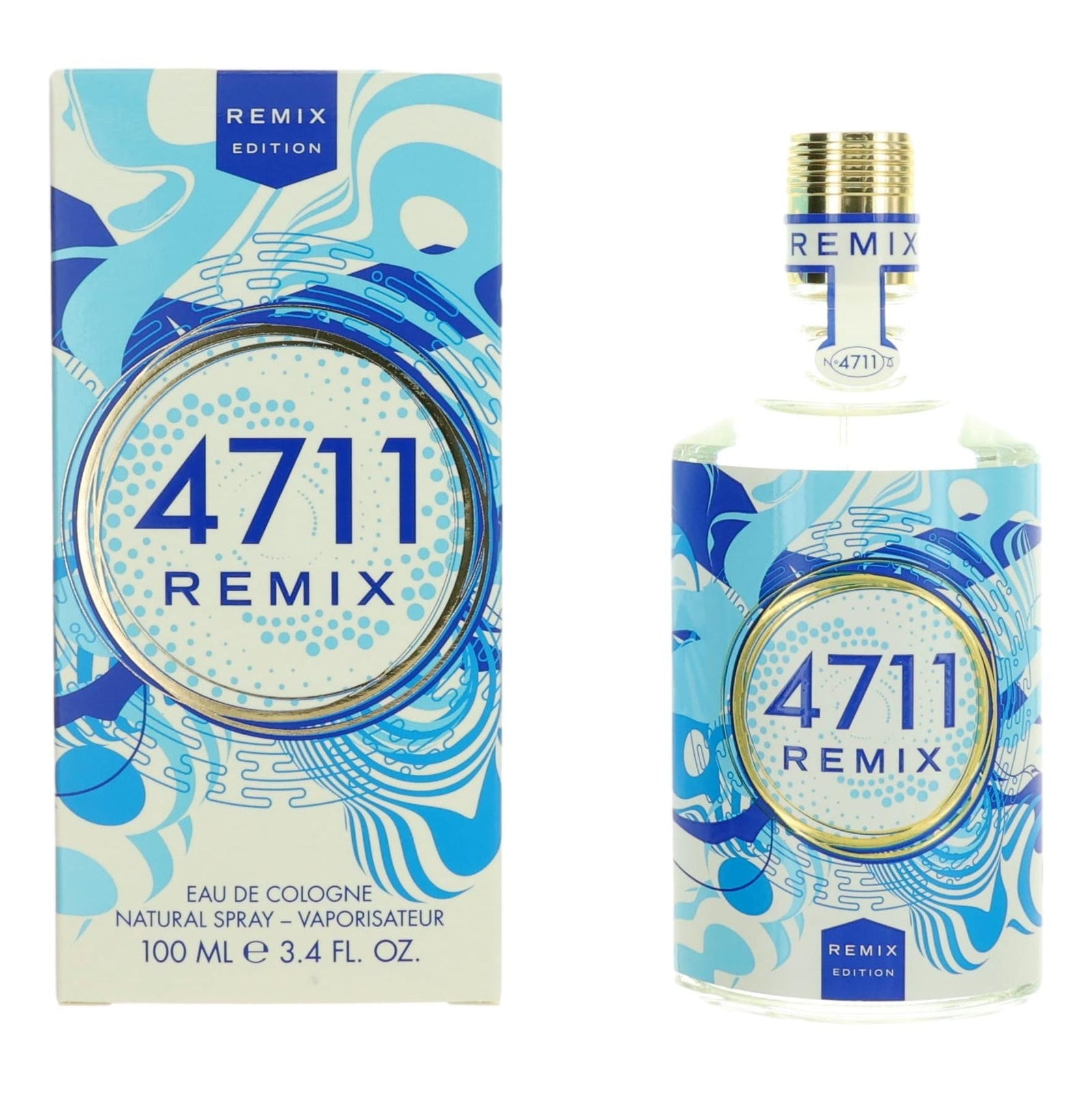 4711 Remix Sparkling Island By Muelhens, 3.4oz Eau De Cologne Spray For Unisex - Rochan Shop