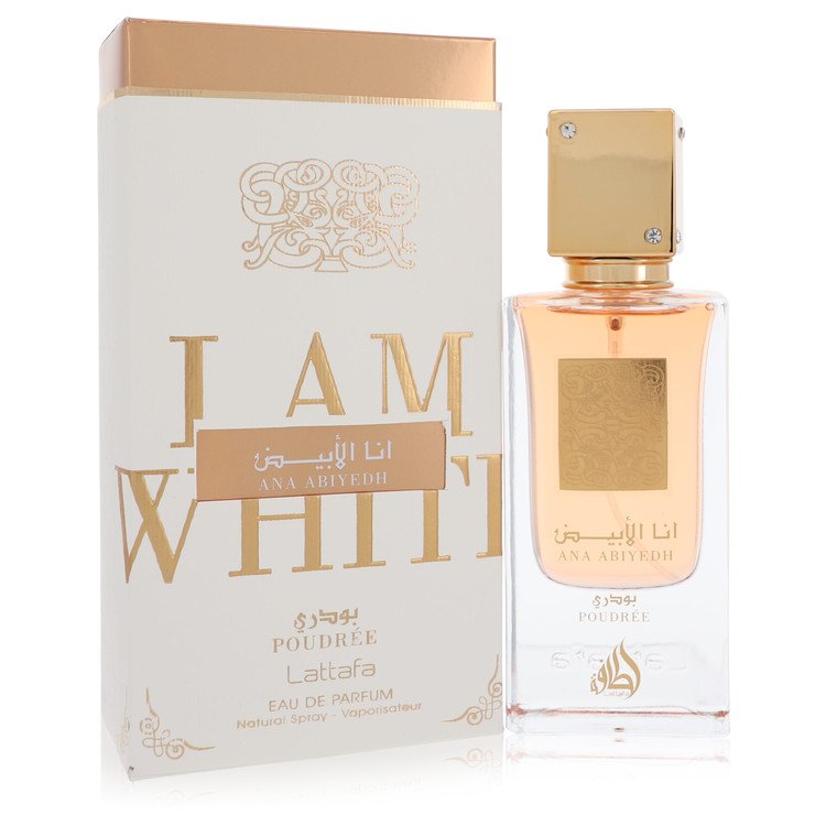 Ana Abiyedh I Am White Poudree By Lattafa Eau De Parfum Spray (Unisex) 2 Oz (Women)