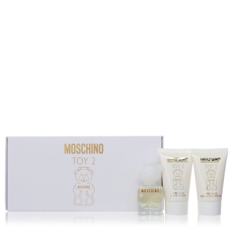 Moschino Toy 2 By Moschino Gift Set .17 Oz Mini Edp Spray + .8 Oz Body Lotion + .8 Oz Shower Gel (Women)