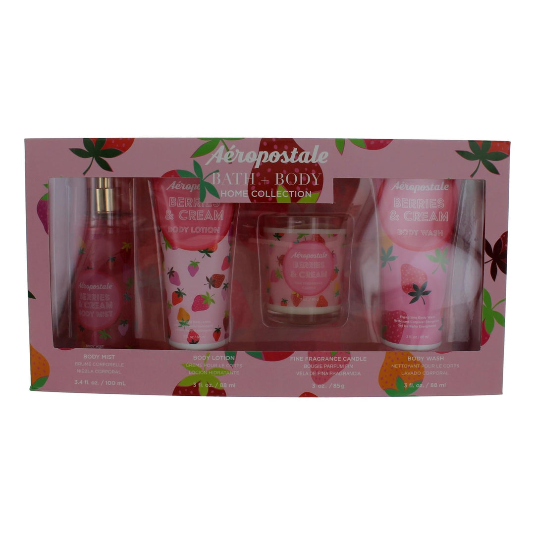 Aeropostale Bath+Body Home Collection By Aeropostale, 4 Piece Gift Set - Rochan Shop