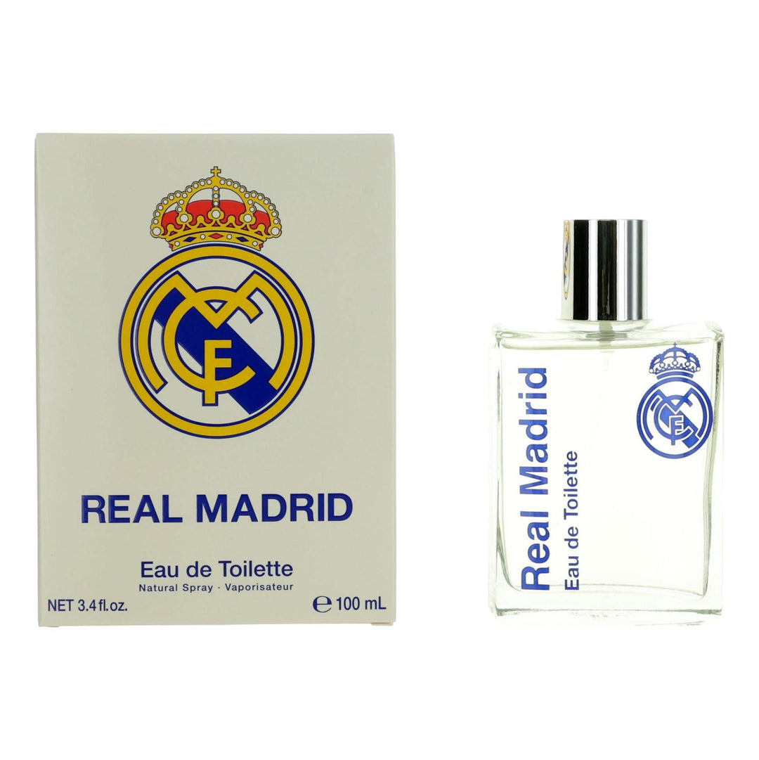 Fc Real Madrid By Air Val International, 3.4 Oz Edt Spray For Men
