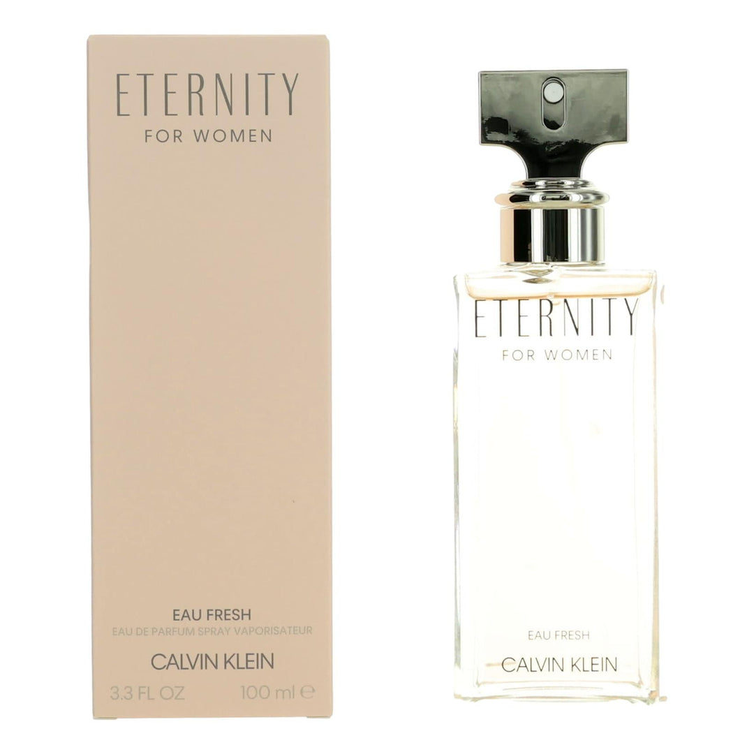 Eternity Eau Fresh By Calvin Klein, 3.3 Oz Edp Spray For Women
