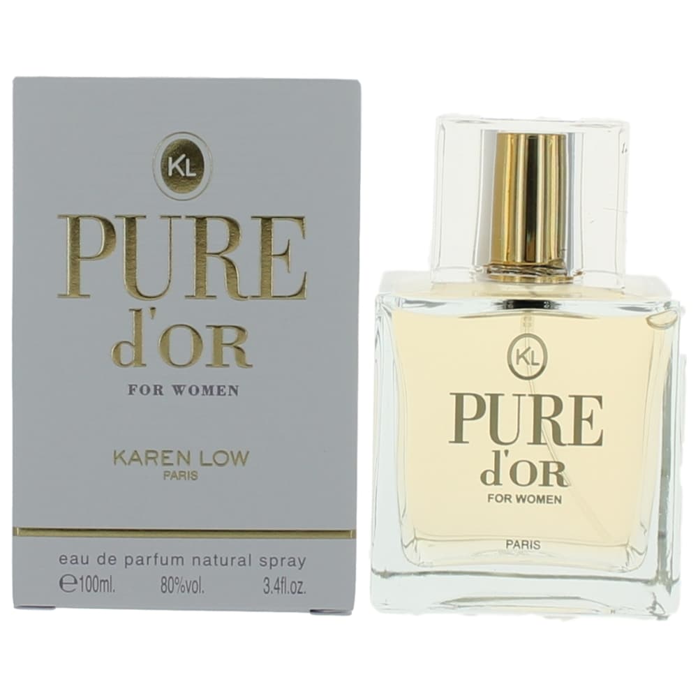 Pure D'or By Karen Low, 3.4 Oz Edp Spray For Women