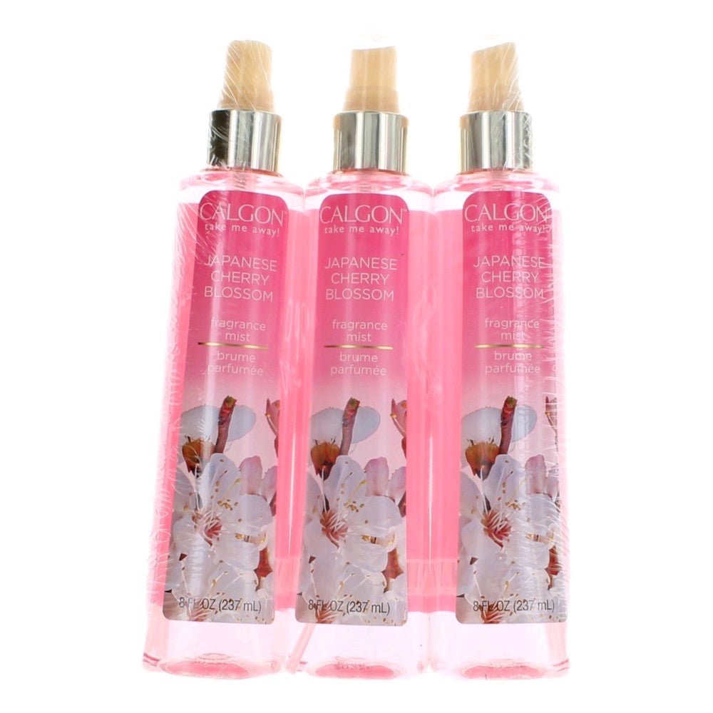 Calgon Japanese Cherry Blossom By Calgon, 3 Pack 8oz Fragrance Mist Women - Rochan Shop