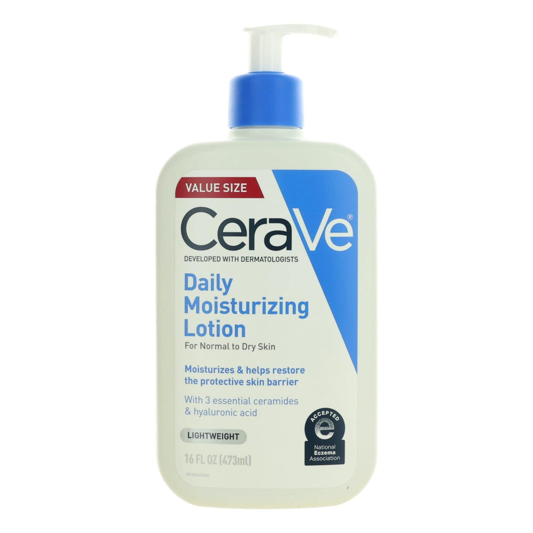 Cera Ve Daily Moisturizing Lotion, 16oz Face & Body Lotion For Normal To Dry Skin - Rochan Shop