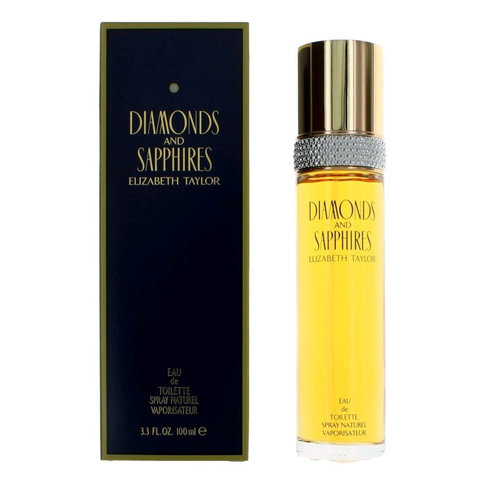 Diamonds & Sapphires By Elizabeth Taylor, 3.3 Oz Edt Spray For Women - Rochan Shop