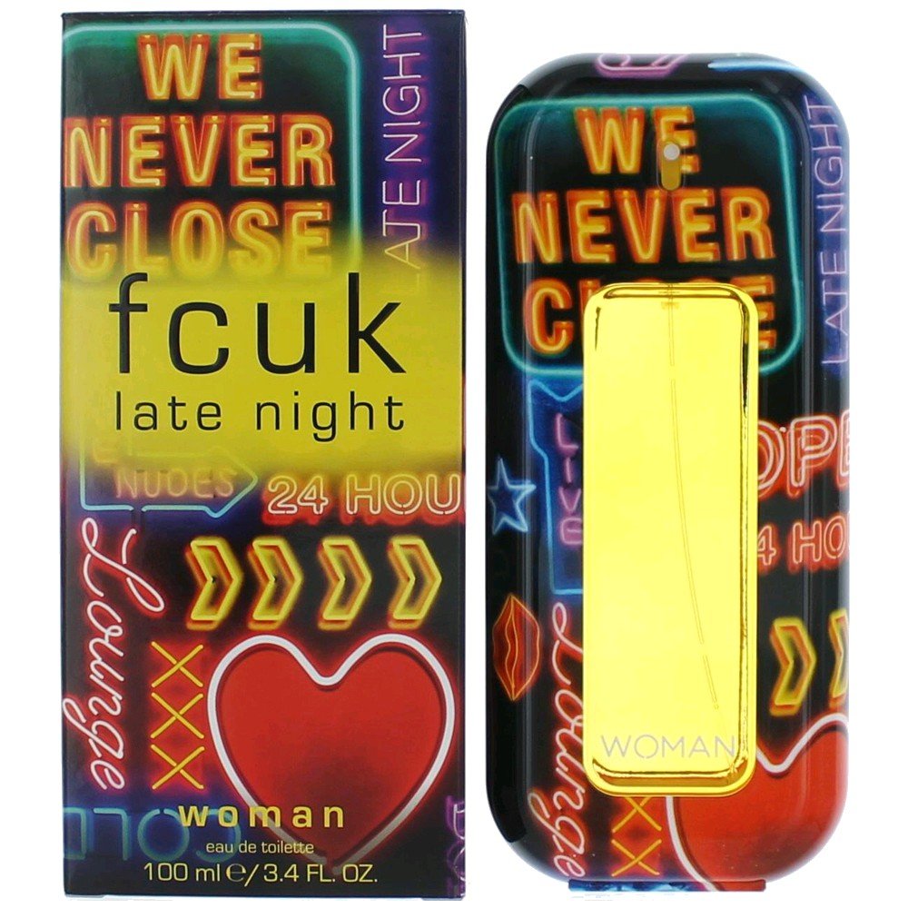Fcuk Late Night By French Connection, 3.4 Oz Edt Spray For Women - Rochan Shop