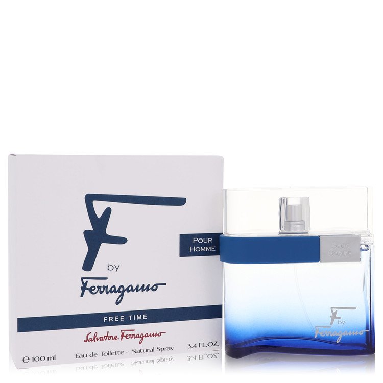 F Free Time By Salvatore Ferragamo Eau De Toilette Spray 3.4 Oz (Men)