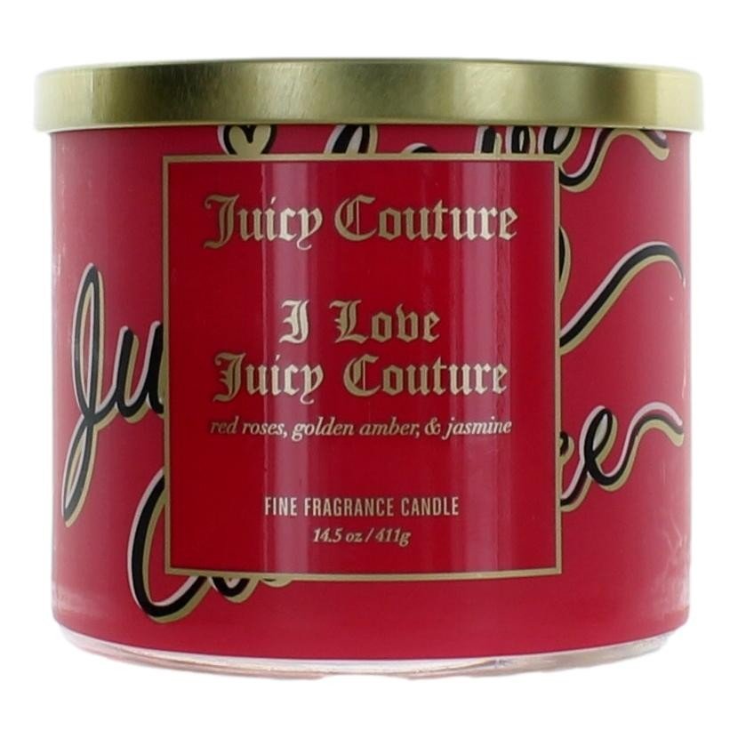 Juicy Couture 14.5 Oz Soy Wax Blend 3 Wick Candle I Love Juicy Couture - Rochan Shop