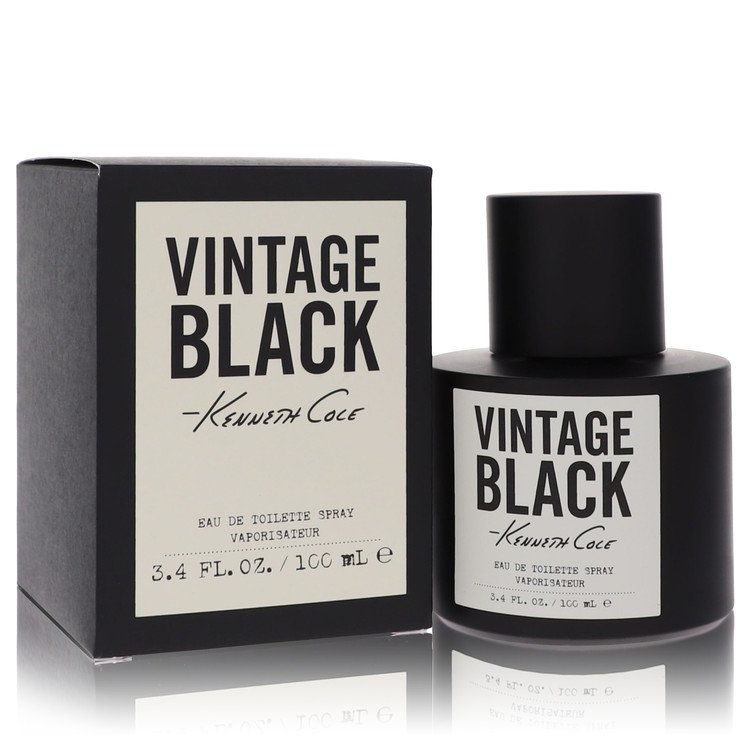 Kenneth Cole Vintage Black By Kenneth Cole Eau De Toilette Spray 3.4 Oz (Men)