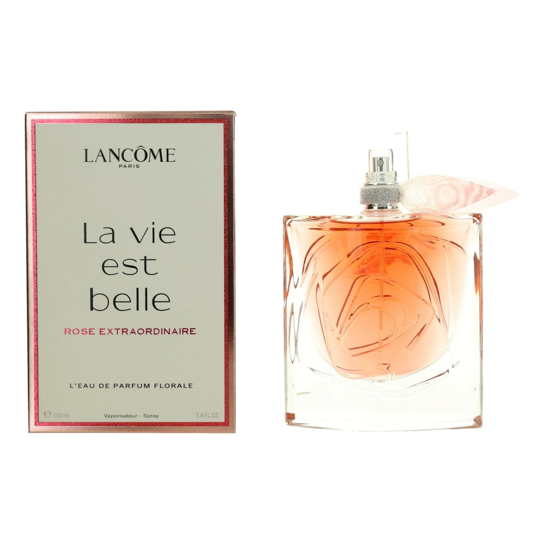 La Vie Est Belle Rose Extraordinaire By Lancome, 3.4oz L'edp Florale Spray Women - Rochan Shop