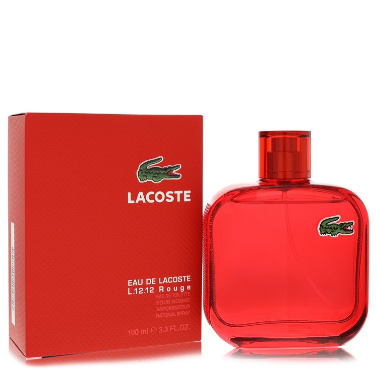 Lacoste Eau De Lacoste L.12.12 Rouge By Lacoste Eau De Toilette Spray 3.3 Oz (Men) - Rochan Shop
