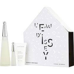 L'eau D'issey By Issey Miyake Edt Spray 3.3 Oz & Body Lotion 1.6 Oz & Edt Spray 0.33 Oz Mini (Women) - Rochan Shop