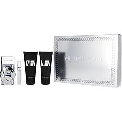 Michael Kors Pour Homme By Michael Kors Eau De Parfum Spray 3.4 Oz & Aftershave Balm 3.4 Oz & Shower Gel 3.4 Oz & Eau De Parfum Spray 0.34 Oz Mini (Men) - Rochan Shop