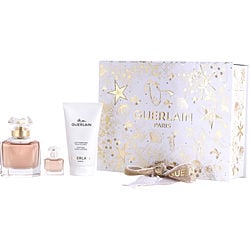 Mon Guerlain By Guerlain Eau De Parfum Spray 1.6 Oz & Body Lotion 2.5 & Eau De Parfum 0.16 Oz Mini (Women) - Rochan Shop
