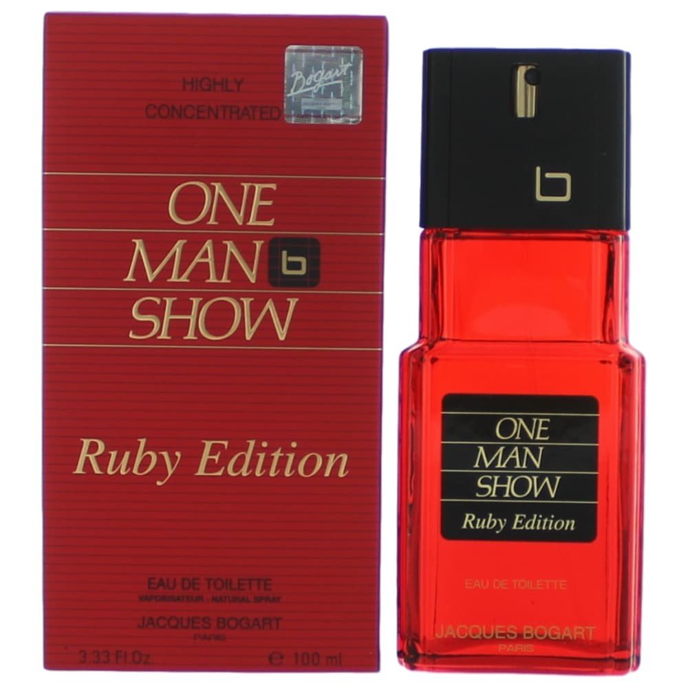 One Man Show Ruby Edition By Jacques Bogart, 3.3 Oz Edt Spray For Men - Rochan Shop