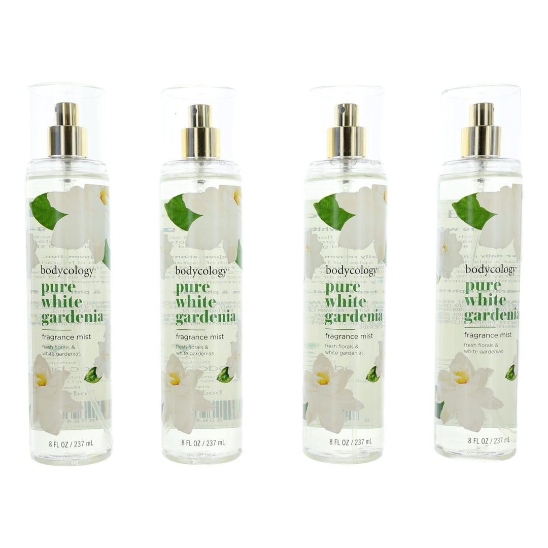 Pure White Gardenia By Bodycology, 4 Pack 8 Oz Fragrance Mist Women - Rochan Shop