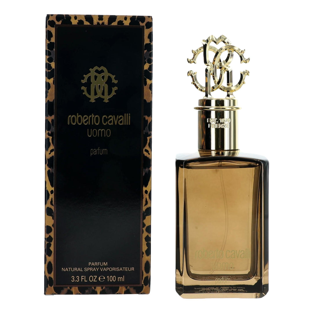 Roberto Cavalli Uomo By Roberto Cavalli, 3.3 Oz Parfum Spray For Men - Rochan Shop