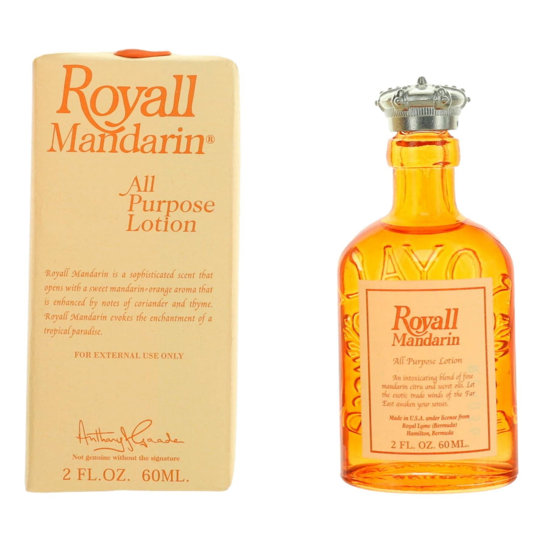 Royall Mandarin By Royall Fragrances, 2 Oz All Purpose Lotion For Men - Rochan Shop
