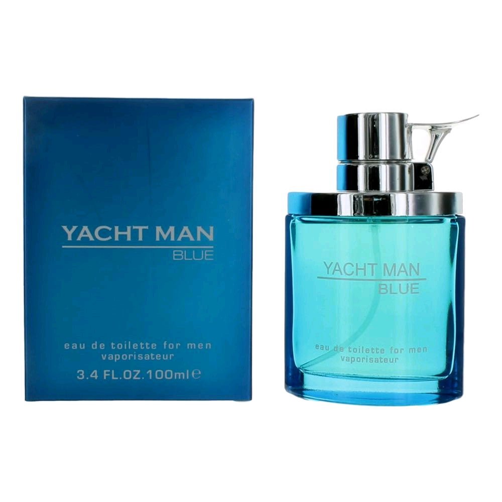 Yacht Man Blue By Myrurgia, 3.4 Oz Edt Spray For Men - Rochan Shop