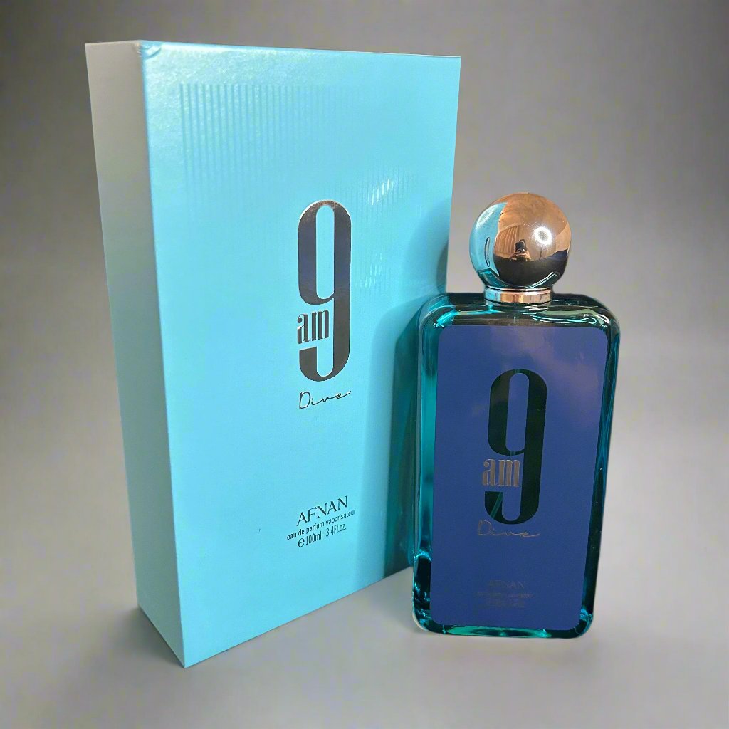 9 AM Dive By Afnan Eau De Parfum Spray 3.4 Oz For Unisex - Rochan Shop