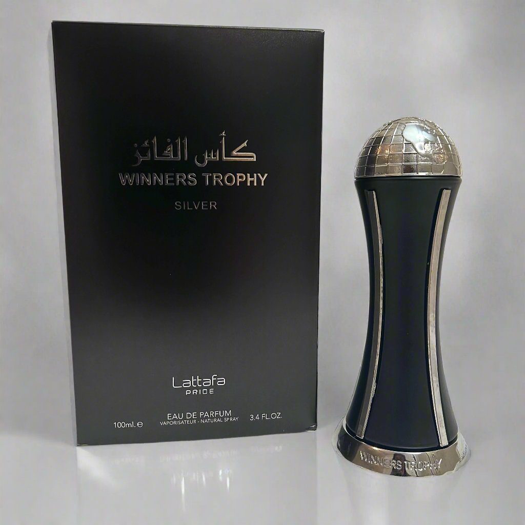 Pride Winners Trophy Silver By Lattafa Eau De Parfum Spray 3.4 Oz (Men) - Rochan Shop