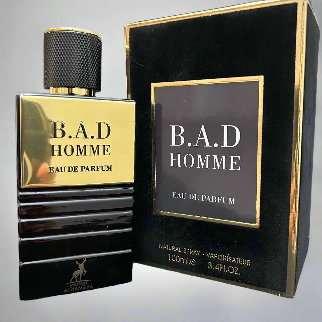 B.A.D Homme By Maison Alhambra Eau De Parfum Spray 3.4 Oz For Men - Rochan Shop