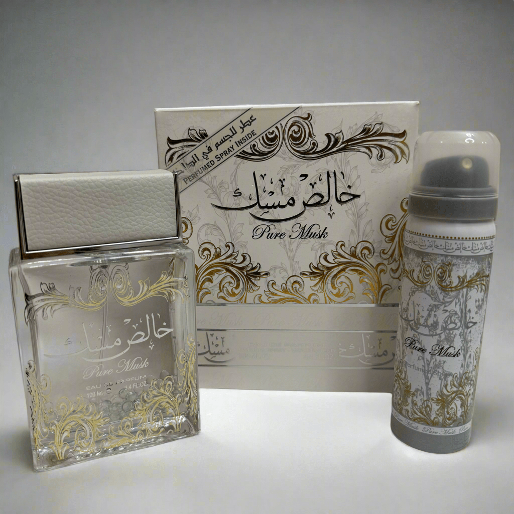 Pure Khalis Musk By Lattafa Eau De Parfum Spray Plus 1.7 Deodorant (Women) - Rochan Shop