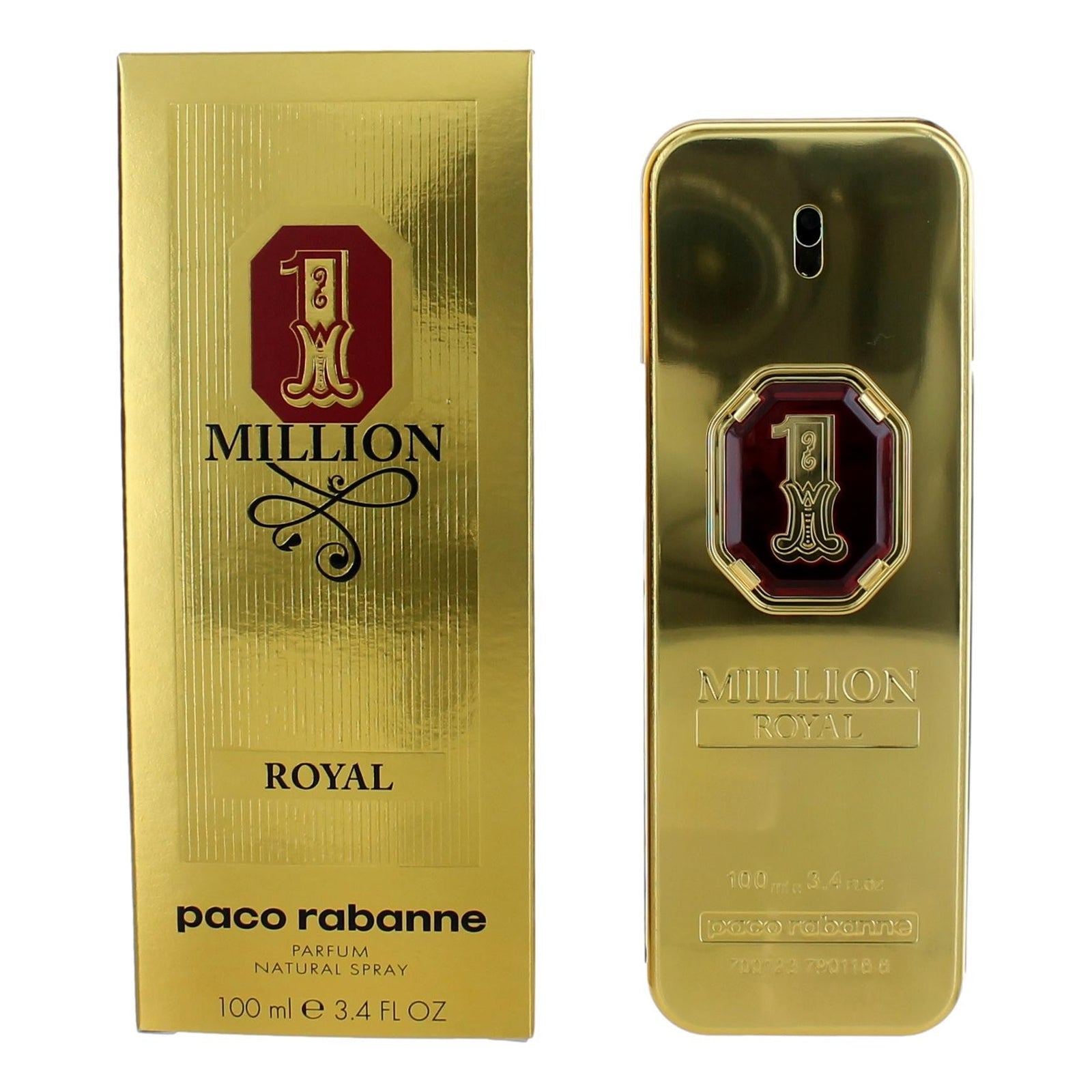 1 Million Royal By Paco Rabanne, 3.4 Oz Pure Parfum Spray For Men - Rochan Shop