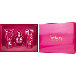 Fantasy Britney Spears By Britney Spears Eau De Parfum Spray 3.3 Oz & Body Souffle 3.3 Oz & Shower Gel 3.3 Oz (Women) - Rochan Shop