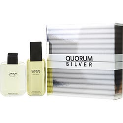 Quorum Silver By Antonio Puig Edt Spray 3.4 Oz & Aftershave (Men) - Rochan Shop