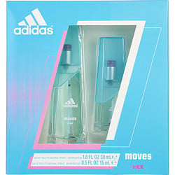 Adidas Moves By Adidas Edt Spray 1 Oz & Edt Spray (Women)