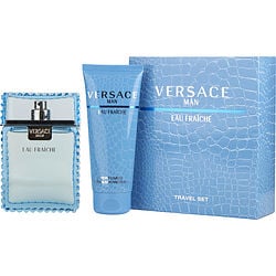 Versace Man Eau Fraiche By Gianni Versace Edt Spray 3.4 Oz & Shower Gel (Men) - Rochan Shop