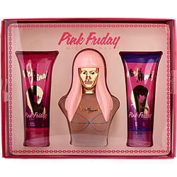 Nicki Minaj Pink Friday By Nicki Minaj Eau De Parfum Spray 3.4 Oz & Body Lotion 3.4 Oz & Shower Gel 3.4 Oz (Women) - Rochan Shop