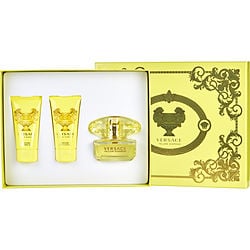 Versace Yellow Diamond By Gianni Versace Edt Spray 1.7 Oz & Body Lotion 1.7 Oz & Shower Gel 1.7 Oz (Women) - Rochan Shop