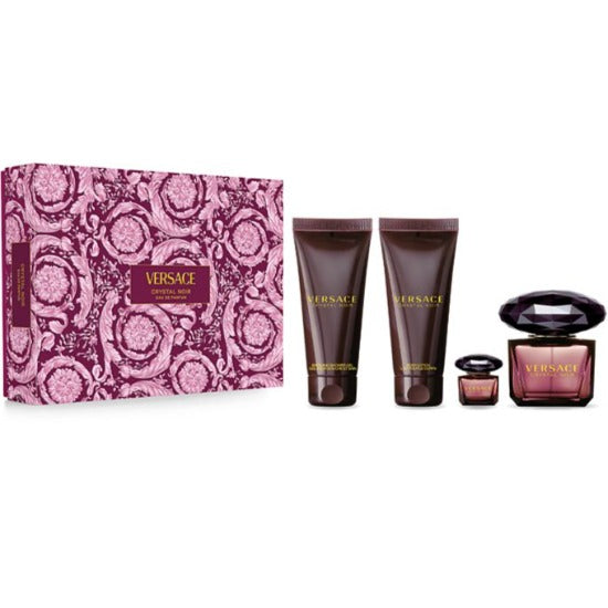 Versace Crystal Noir Eau De Parfum 3 Piece Gift Set Versace Women's Gift Sets