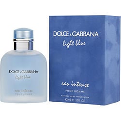 D & G Light Blue Eau Intense By Dolce & Gabbana Eau De Parfum Spray (Men) - Rochan Shop