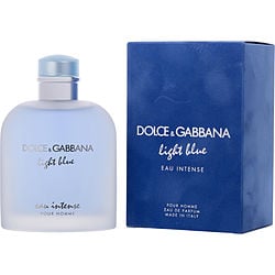 D & G Light Blue Eau Intense By Dolce & Gabbana Eau De Parfum Spray (Men) - Rochan Shop