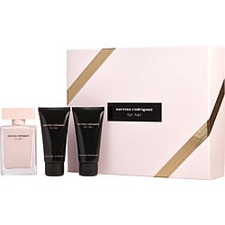 Narciso Rodriguez By Narciso Rodriguez Eau De Parfum Spray 1.6 Oz & Body Lotion 1.6 Oz & Shower Gel 1.6 Oz (Women) - Rochan Shop