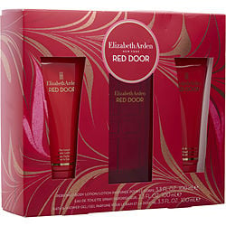 Red Door By Elizabeth Arden Edt Spray 3.3 Oz & Body Lotion 3.3 Oz & Shower Gel 3.3 Oz (Women) - Rochan Shop