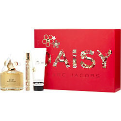 Marc Jacobs Daisy By Marc Jacobs Edt Spray 3.4 Oz & Luminous Body Lotion 2.5 Oz & Edt Spray 0.33 Oz Mini (Women) - Rochan Shop