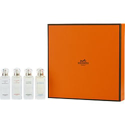 Hermes Variety By Hermes 4 Piece Mini Varity With Un Jardin En Mediterranee & Le Jardin De Monsieur Li & Un Jardin Sur Le Nil & Un Jardin Sur La Lagune And All Are Edt 0.25 Oz (Unisex)