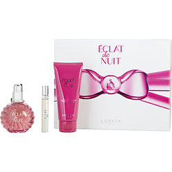 Eclat De Nuit By Lanvin Eau De Parfum Spray 3.3 Oz & Body Lotion 3.4 Oz & Eau De Parfum Spray 0.25 Oz Mini (Women) - Rochan Shop