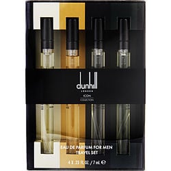 Dunhill Variety By Alfred Dunhill 4 Piece Mens Mini Variety With Icon & Icon Absolute & Icon Elite & Icon Racing And All Are 0.23 Oz Mini (Men)