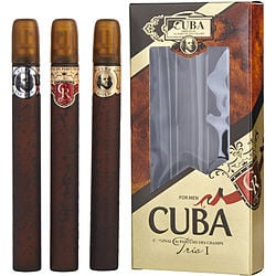 Cuba Variety By Cuba 3 Piece Trio I With Cuba Gold & Vip & Royal And All Are Edt Spray 1.17 Oz (Men) - Rochan Shop