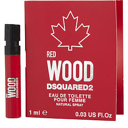 Dsquared2 Wood Red By Dsquared2 Edt Spray Vial On Card (Women)