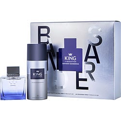 King Of Seduction By Antonio Banderas Edt Spray 3.4 Oz & Deodorant Spray (Men)