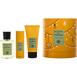 Acqua Di Parma Colonia Futura By Acqua Di Parma Eau De Cologne Spray 3.4 Oz & Deodorant Spray 1.7 Oz & Hair & Body Showerl Gel 2.5 Oz (Women) - Rochan Shop