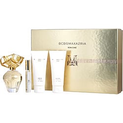 Bcbgmaxazria Bon Chic By Max Azria Eau De Parfum Spray 3.4 Oz & Body Lotion 3.4 Oz & Shower Gel 3.4 Oz & Eau De Parfum Rollerball 0.34 Oz Mini (Women) - Rochan Shop