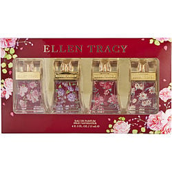 Ellen Tracy Variety By Ellen Tracy 4 Piece Mini Variety With Ellen Tracy Sensational & Ellen Tracy Brilliant & Ellen Tracy Dazzling & Ellen Tracy Dynamic And All Are Eau De Parfum Spray 0.5 Oz (Women)